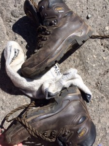 Asolo boots and Smartwool socks