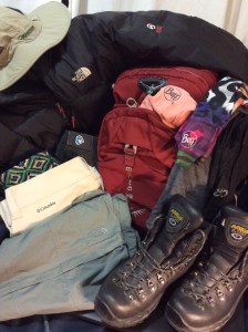 Gear for Kilimanjaro 