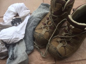 Brande's Keens/Socks