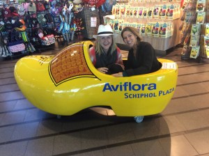 When in Rome (Amsterdam) do as the Romans do (Dutch do) and take photos in an oversized clog! 