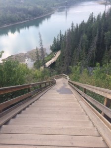 Wolf Willow Stairs in Edmonton Alberta