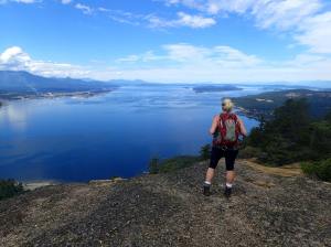 Salt Spring Island, Canada at the top of Erskine Mountain (fairy door trail) 
