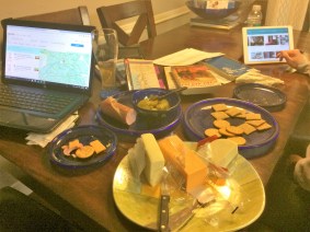 Planning and eating.